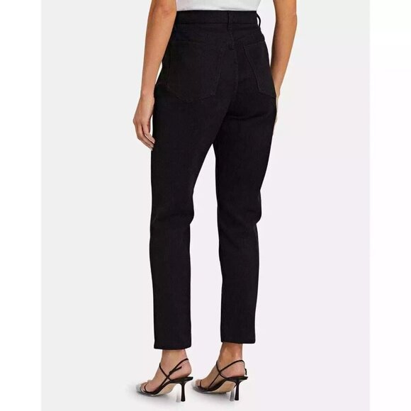 WeWoreWhat The Danielle Crystal Straight Jeans in Black 27 Womens Denim Pants - Picture 13 of 15